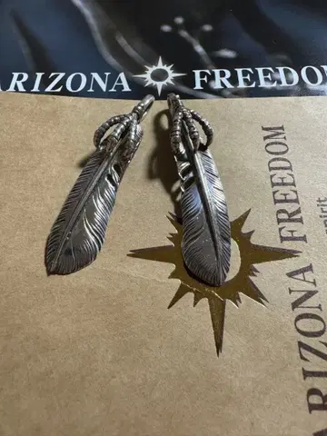 ARIZONAFREEDOM 애리조나 프리덤 은손톱 페더 60mm