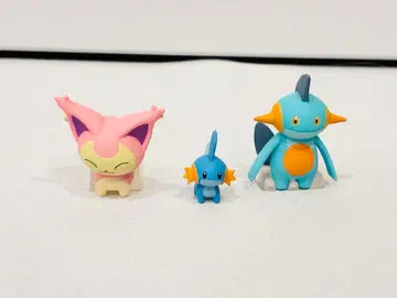 포켓몬 스케일 월드 호연지방 세트 물짱이 & 누마쿠로 & 에나비