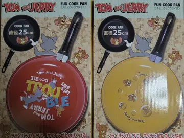 톰과 제리 쿨빵 25cm 빨간색, 노랑 2종 세트