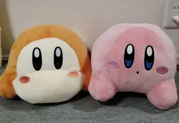 별의 커비 같이 잘래 BIG 커비 와돌디 봉제 인형 2체 세트