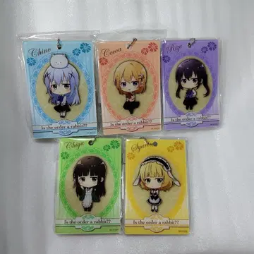 주문은 토끼입니까? 주문토끼 아크릴 패스 케이스 5종 코코아 치노 샤로