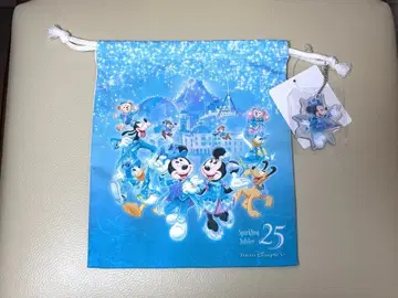 2 복조리 파우치 디즈니씨 25주년 스파클링 쥬빌리