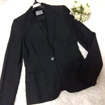 띠어리 럭스 테일러드 자켓 수트 블랙 40 L