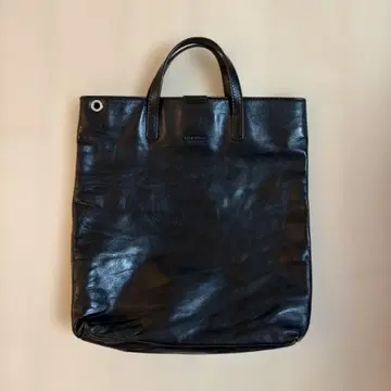 다니엘 앤 밥 블랙 가죽 토트백