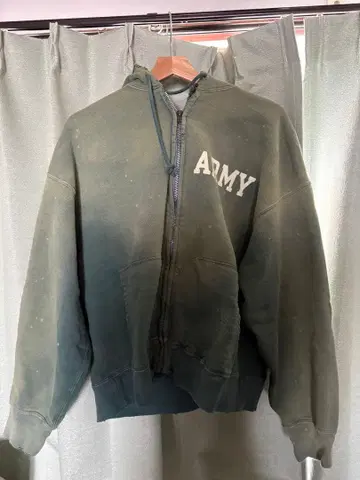 25AW BOW WOW / ARMY ZIP HOODIE AGED