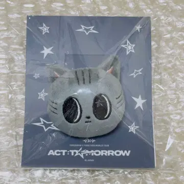 TXT 태현 다고냥 뿔바투 마스코트 반지 봉제 인형 머리끈