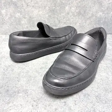 새상품급 fitflop 코인 로퍼 슬립온 가죽 26cm 천연 가죽