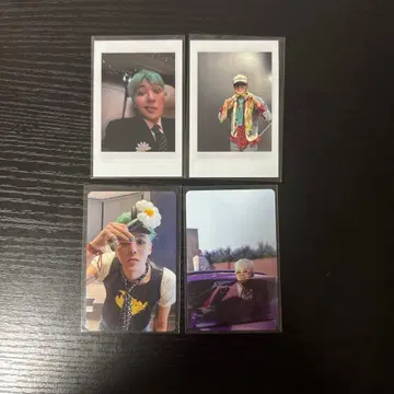 G-DRAGON 지디 트레이딩 카드 4장 세트