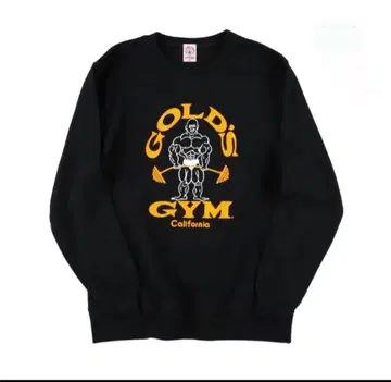 GOLD'S GYM 블랙 맨투맨