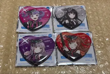 BanG Dream! 하트 캔뱃지 Roselia 4인 세트