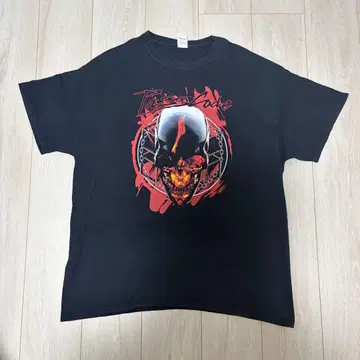 PassCode 스컬 디자인 T셔츠 XL 사이즈 블랙