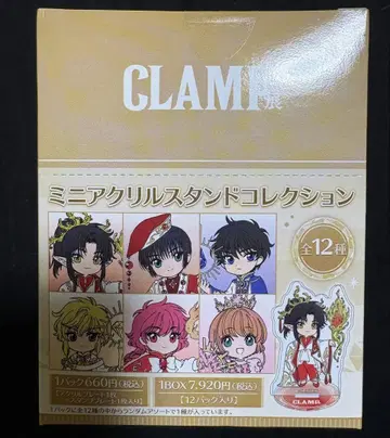 CLAMP전 한정판 미니 아크릴 스탠드 컬렉션 BOX 미개봉 새상품