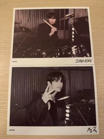 BTS 아리랑 Deluxe Vinyl 봉입 엽서 2종 정국