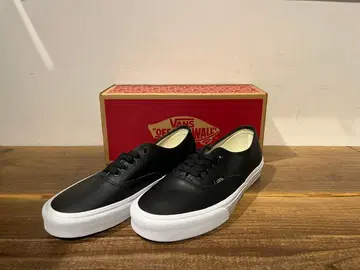 VANS AUTHENTIC US 정품 가죽 블랙 새상품 28cm