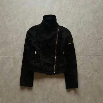 archive grunge military jacket y2k black