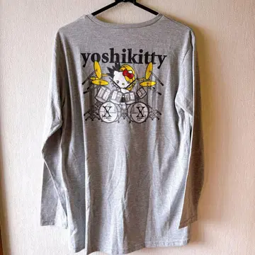 yoshikitty 요시키티 롱 T셔츠 XJAPAN 그레이