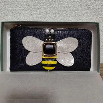 MUVEIL 벌 디자인 장지갑 블랙 L자형