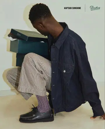 사이즈:UK7.5 DOMINGUE 캡틴 선샤인 x 파라부트