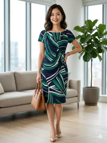 [1회 사용] LE JOUR (르 쥬르) 원피스 36 (S) 그린