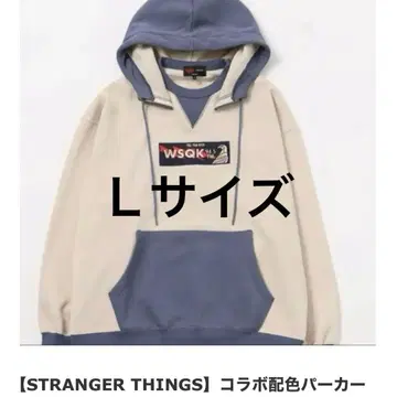 [ STRANGER THINGS ] 콜라보 배색 후드티 니코앤드