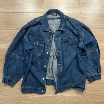 DOUBLE NAME 인디고 데님 자켓