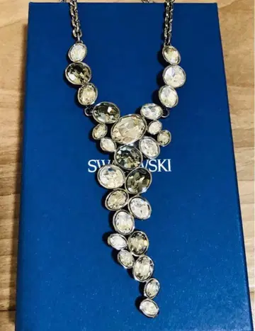 스와로브스키 Swarovski Y자형 크리스탈 목걸이 정품