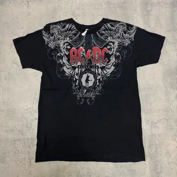 AC/DC 밴드T셔츠 밴티 전체 프린트