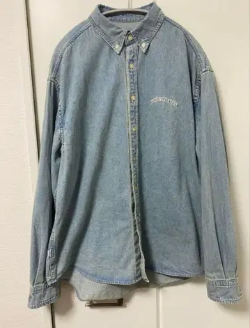 thisisneverthat 워싱 데님 셔츠 네버자