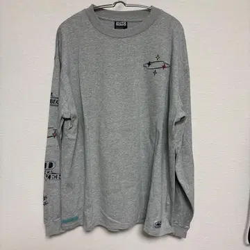 계속 한밤중이면 좋을 텐데. 정의 롱 티셔츠 그레이 L 사이즈