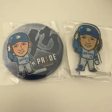 사이타마 세이부 라이온즈 쿠리야마 타쿠미 가챠 아크릴 스탠드 캔뱃지 1