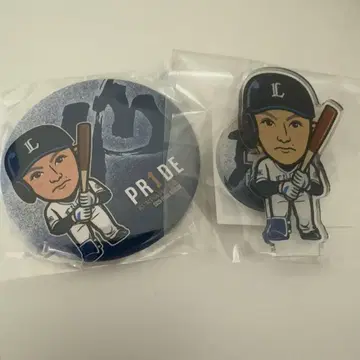 사이타마 세이부 라이온즈 쿠리야마 타쿠미 가챠 아크릴 스탠드 캔뱃지 2