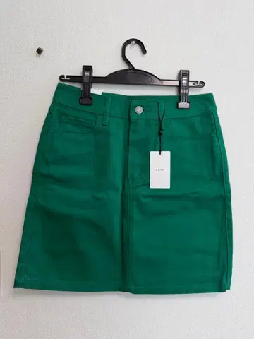 [택 포함 새상품] LENO 리노 미니 스커트 그린 size00
