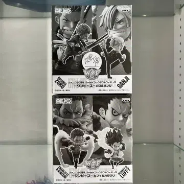 원피스 WCF 피규어 세트 조로 상디 루피 카타쿠리