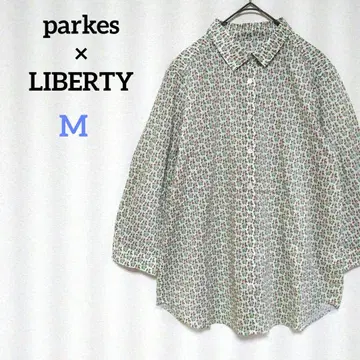 팍스 리버티 프린트 코튼 셔츠 비올라 홀 꽃무늬 플라워 프린트