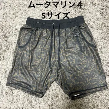 [미사용 새상품] 무타 마린 4 S 사이즈 레오파드 무늬 숏팬츠