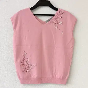 새상품 택 포함 리랜드트루 비쥬 썸머 니트