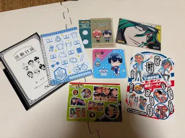 약해빠진 페달 굿즈세트 클리어 파일 스티커