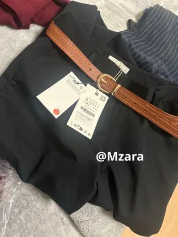 Zara 벨트 포함 바지