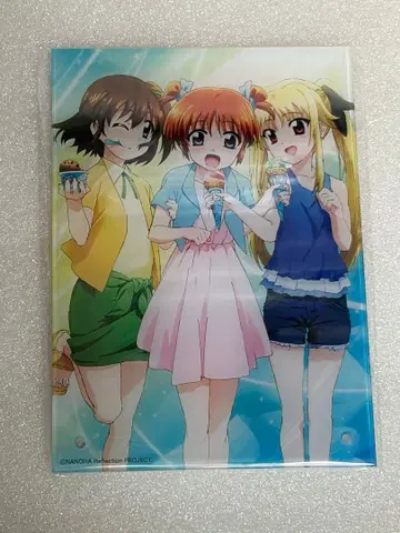 리리컬 나노하 게마 복권 아크릴 플레이트 스탠드