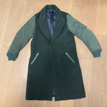 [인기] G.V.G.V MA-1 울 도킹 체스터 코트