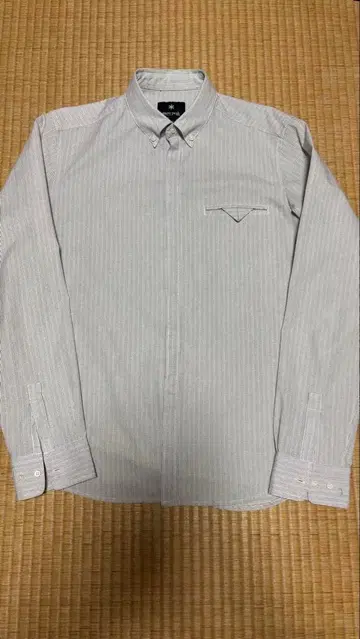 snowpeak 스노우피크 긴팔 셔츠 스트라이프 버튼 다운 M