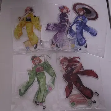 5등분의 신부 기모노 교토마후 아크릴 스탠드 5종