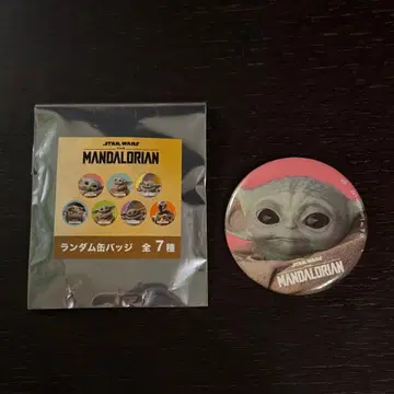 [공식] STARWARS 랜덤 캔뱃지 실사 그로구 만달로리안