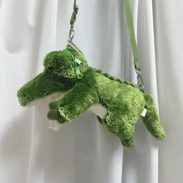 악어 봉제 인형 백 스트랩 포함