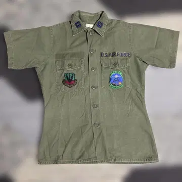 U.S. AIR FORCE 실물 OG-107 밀리터리 셔츠 70년대