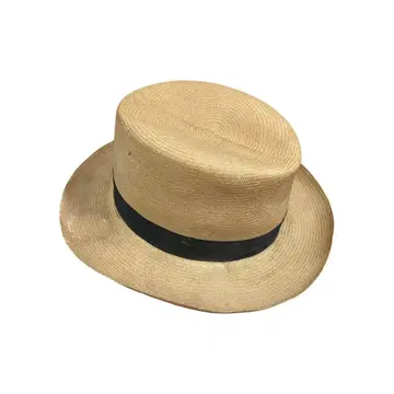 빈티지 파나마햇 59 스트로우햇 가죽 안감 클래식