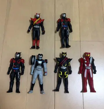 가면라이더 드라이브 피규어 6체 세트 소프트 비닐