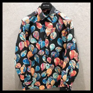 [새상품급] 폴스미스 긴팔 셔츠 M 사이즈 올 패턴 블랙 계열