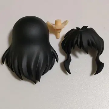 넨도로이드 이누야샤 삭의 날 Ver. 머리카락 부품/블랙 헤어