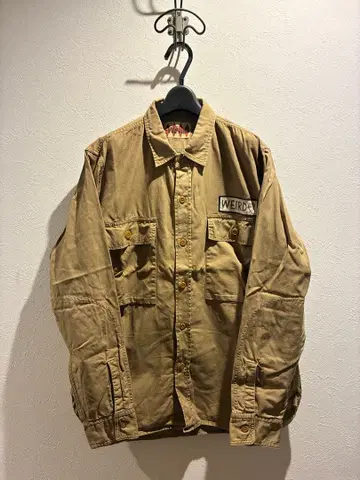 WEIRDO 밀리터리 자켓 XL 베이지